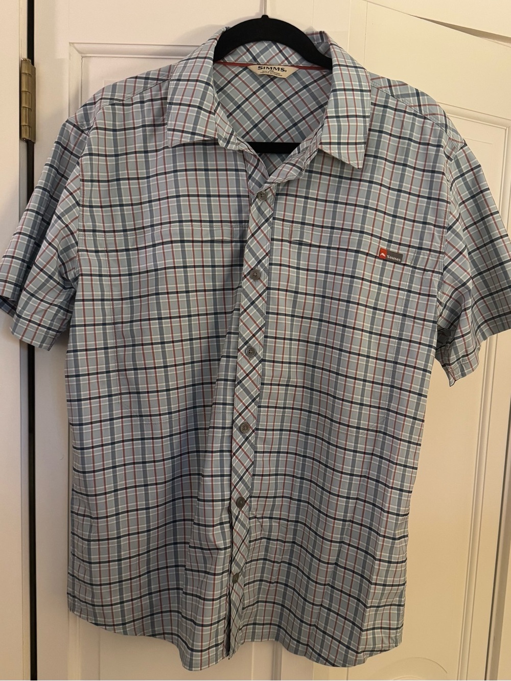 Simms Fishing Products Men's Stone Cold Short Sleeve Shirt, size M